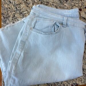 Style & Co. Light Blue Denim Bermuda Shorts size 16
